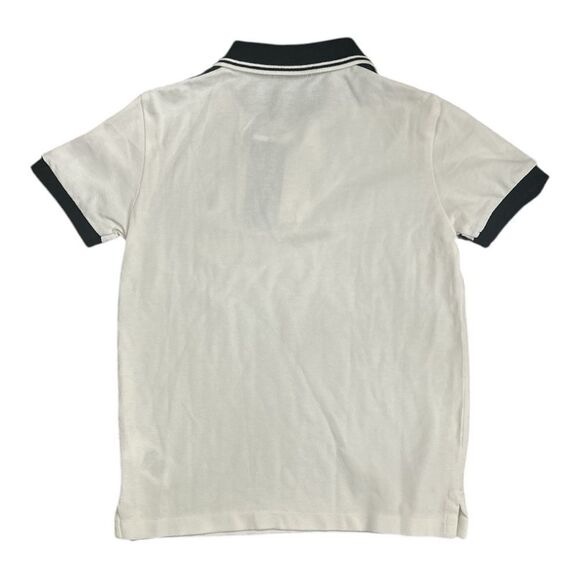 CHAMPION Boys Graphic Polo Ralph Lauren Shirt White Cotton - Picture 2 of 5
